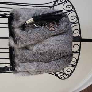 Michael Kors Fur Crossbody NWOT